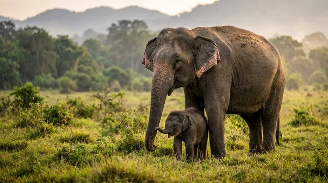 Sri Lankan elephant in Sri Lanka