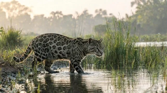 Fishing cat in Sri Lanka