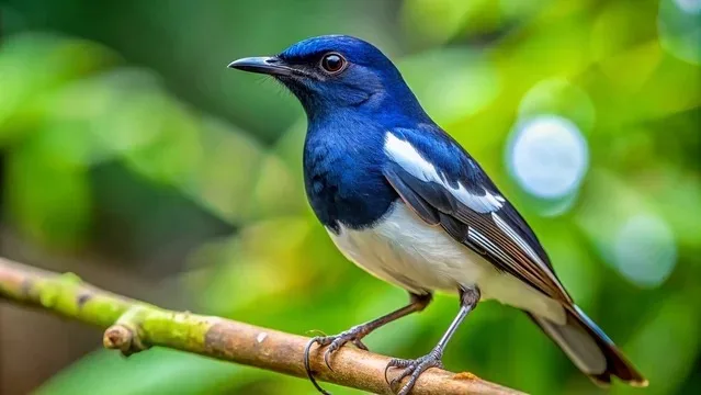 Oriental magpie-robin in Sri Lanka